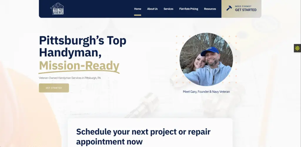 photo of forgpad fixers site